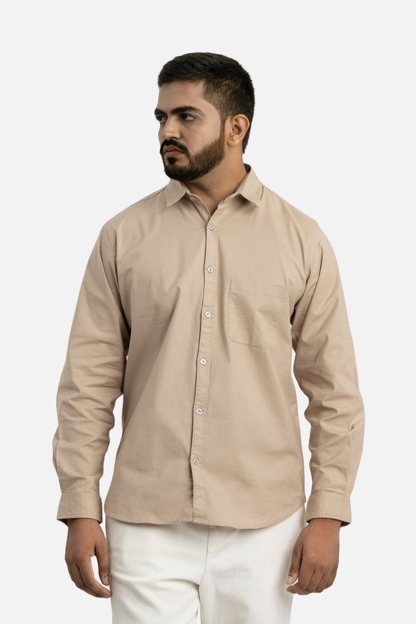 SOFT BEIGE OXFORD